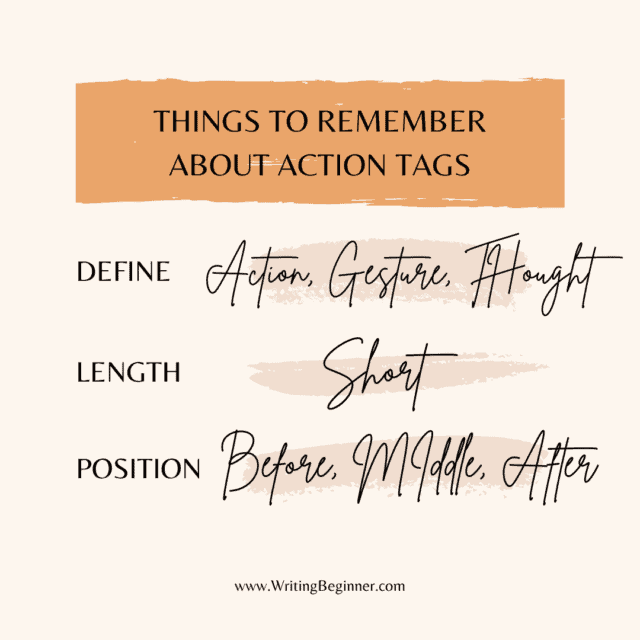 Writing Tags How To Use Action Tags in Dialogue: Ultimate Guide | Writing Beginner