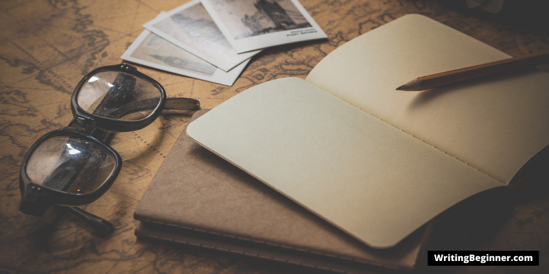 Notebook, pencil, and glasses—Is Writing a Hobby