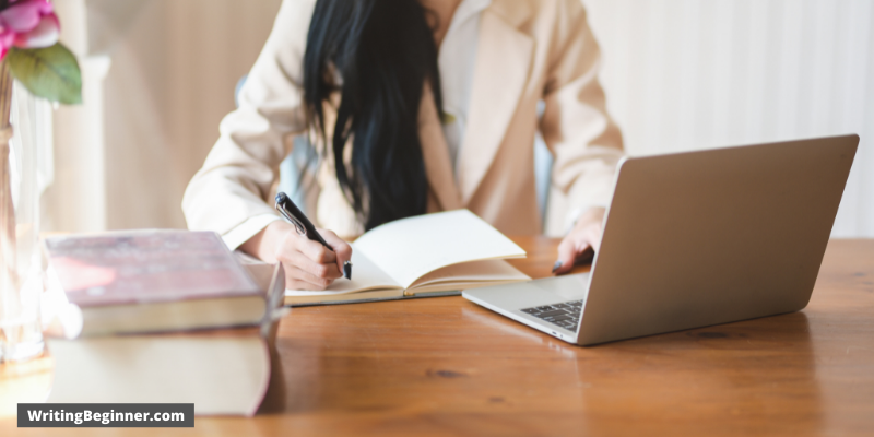 A Woman at a laptop—What Is Persuasive Writing
