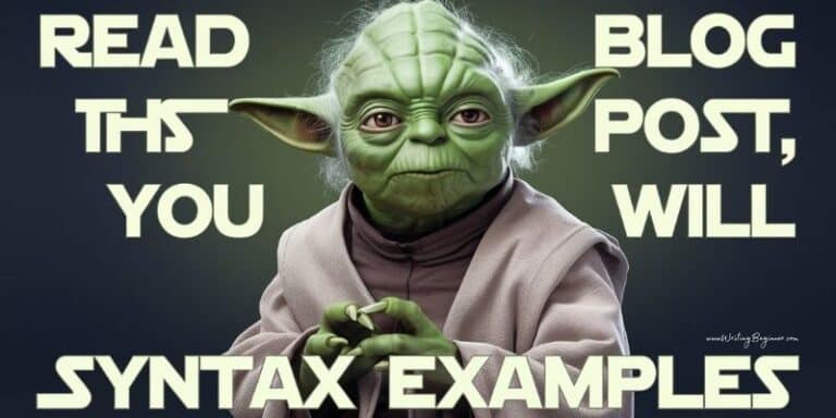 300 Syntax Examples [Types, Sentences, Explanations] | Writing Beginner